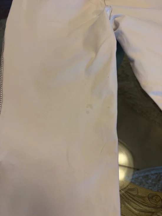 Escada Vtg Womens Suit EU 40 Cream Contrast Stitch Blazer Pants Quiet Luxury - Picture 10 of 16